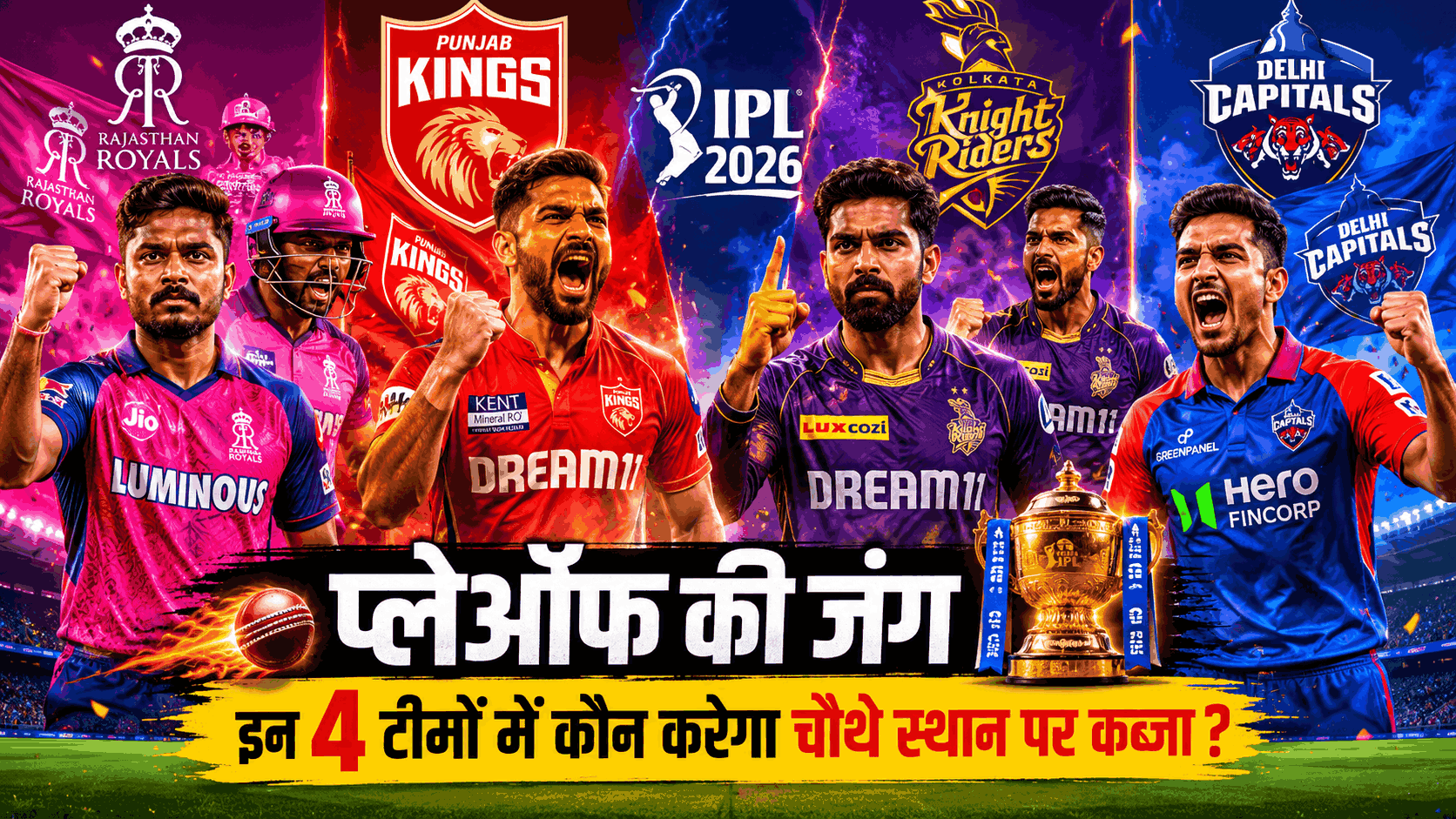 Who will be the 4th team to qualify :आखिरी 3 मैचों में कौन मारेगा बाज़ी?