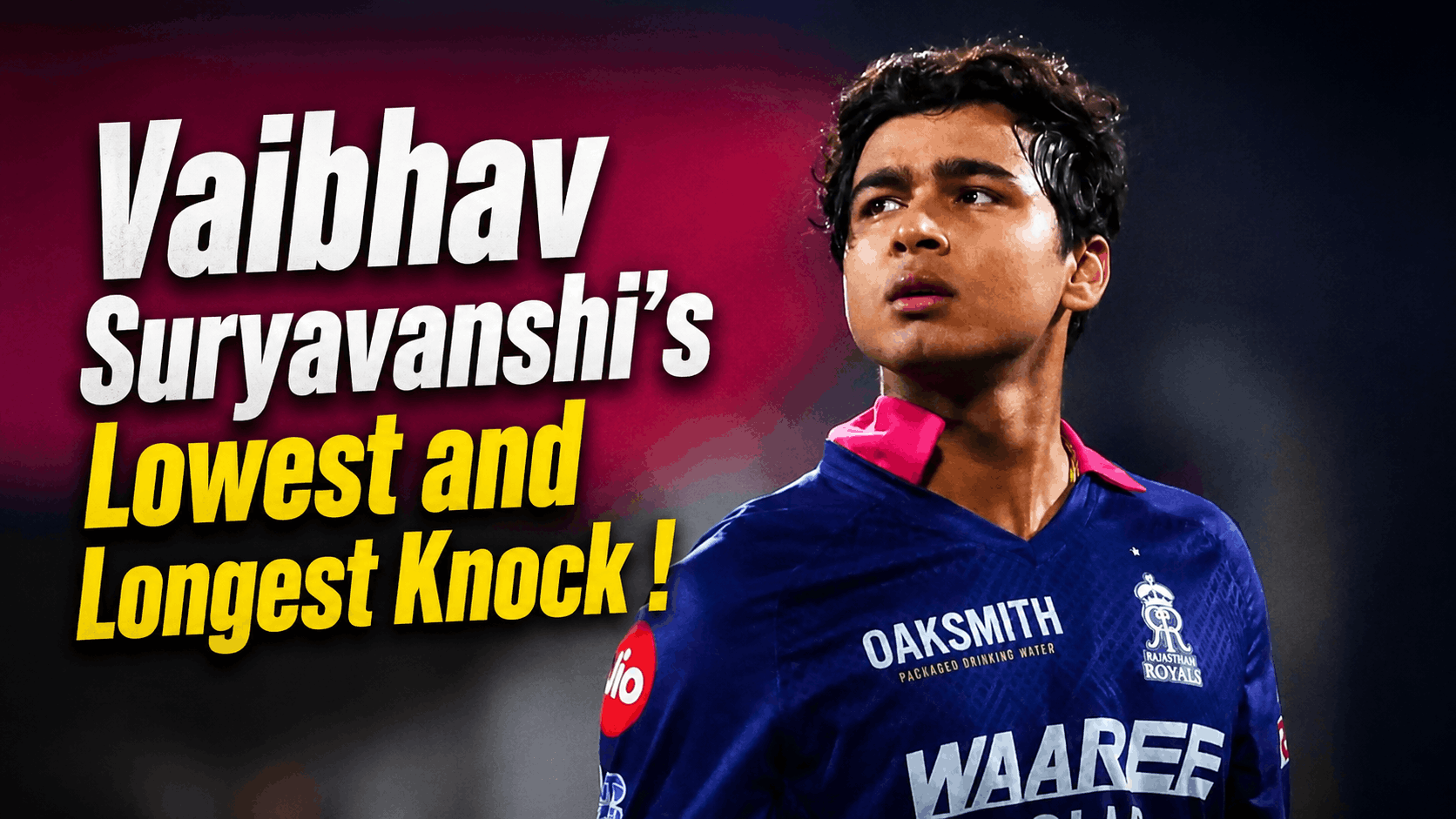 Vaibhav Suryavanshi’s Lowest and Longest Knock : IPL के इतिहास में  सबसे धीमी पारी !