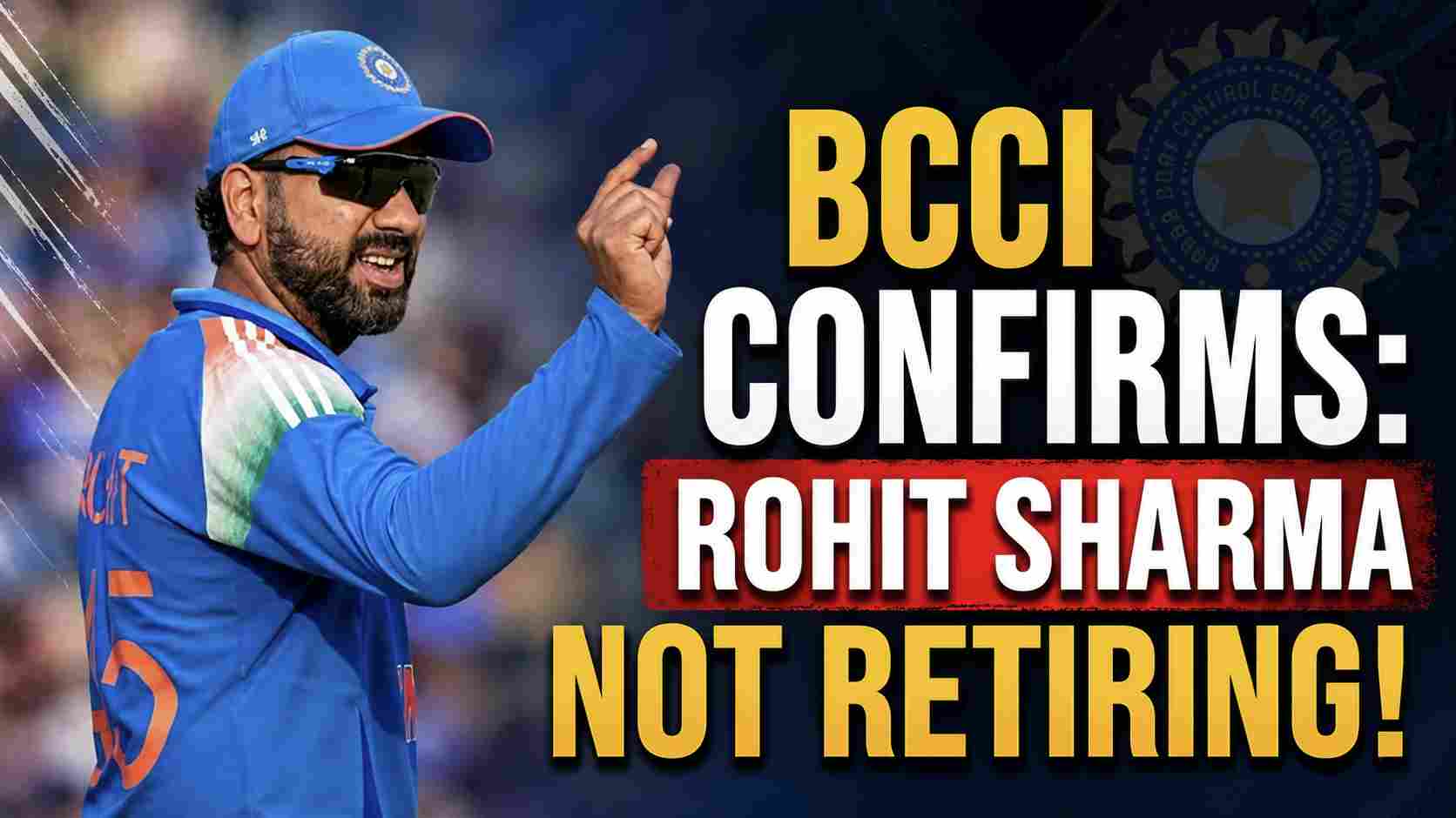 Rohit Sharma Retirement की खबर सिर्फ़ एक अफवाह, BCCI ने किया खुलासा